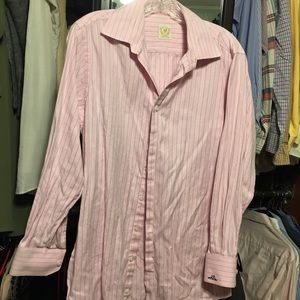 ROCKY. Dress shirt EST 1997 with large V